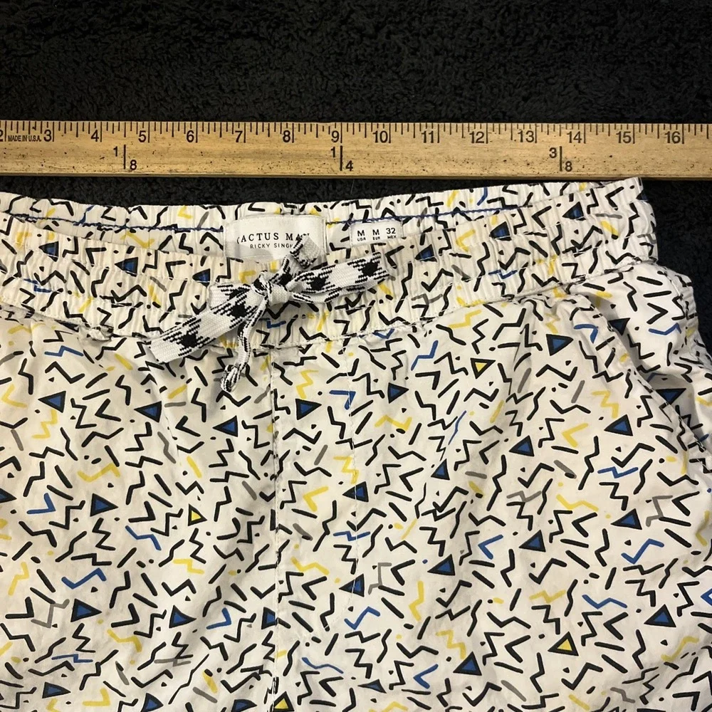 cactus man ricky singh shorts men's 32 medium 80s cotton casual 7 inch inseam